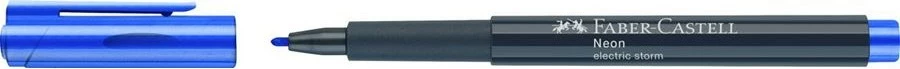 Stilolaps Faber-Castell 160851, majë e hollë, electric storm, blu
