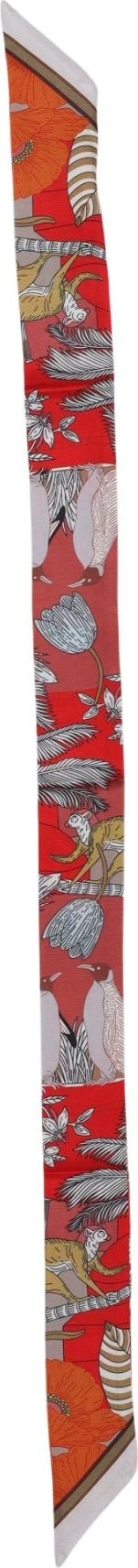 Fular për femra I am Foulard Floreale, i kuq