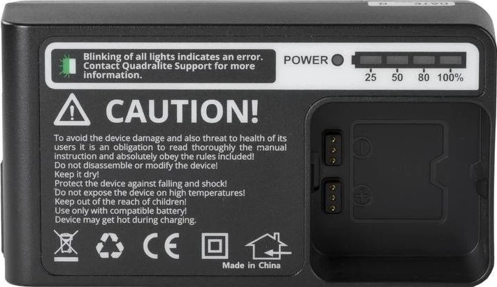 Karikues Quadralite Reporter PowerPack 29, ngjyrë e zezë