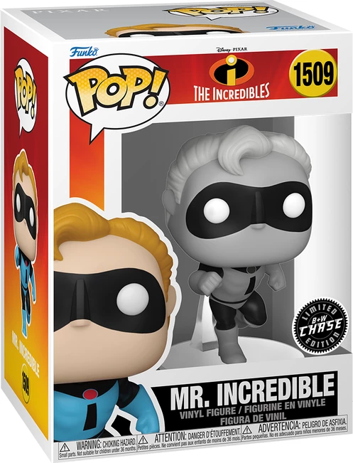Figurinë vinyl Funko POP! Disney The Incredibles Mr. Incredible (me shans CHASE), blu/zi