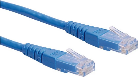 Kabllo rrjeti ROLINE Cat6 UTP Patch 1m, RJ45-RJ45, blu