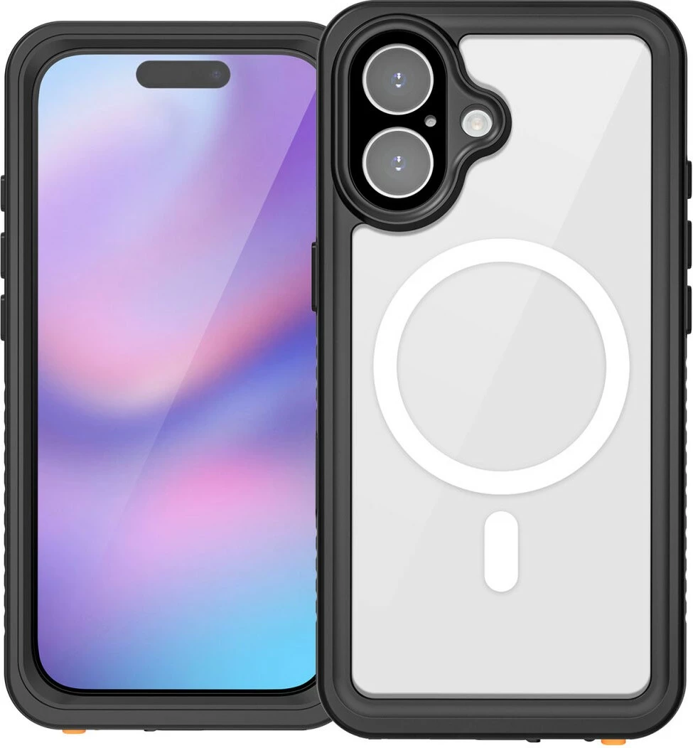 Mbështjellës 4smarts për iPhone 17, i papërshkueshëm nga uji, MagSafe, i zi