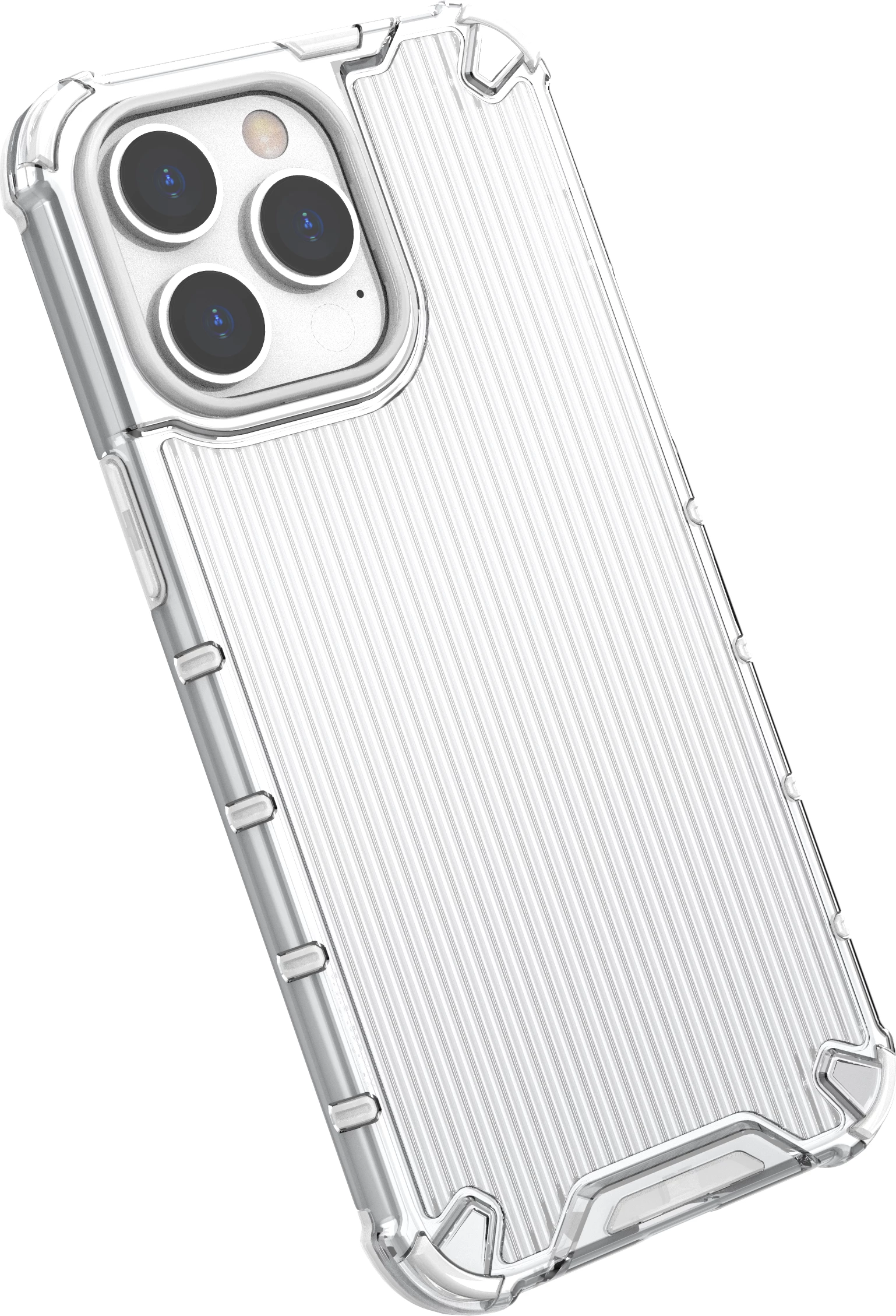 Mbështjellës Hurtel Ombre Protect Case për iPhone 14 Pro Max, rozë-kaltër