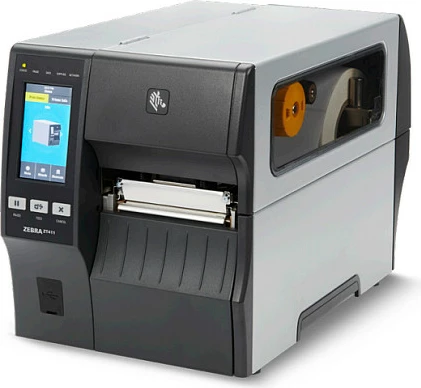 Printer etiketash Zebra ZT411, termik direkt/transfer termik, 203 x 203 DPI, 10.4 cm, Bluetooth/Ethernet, zi-gri