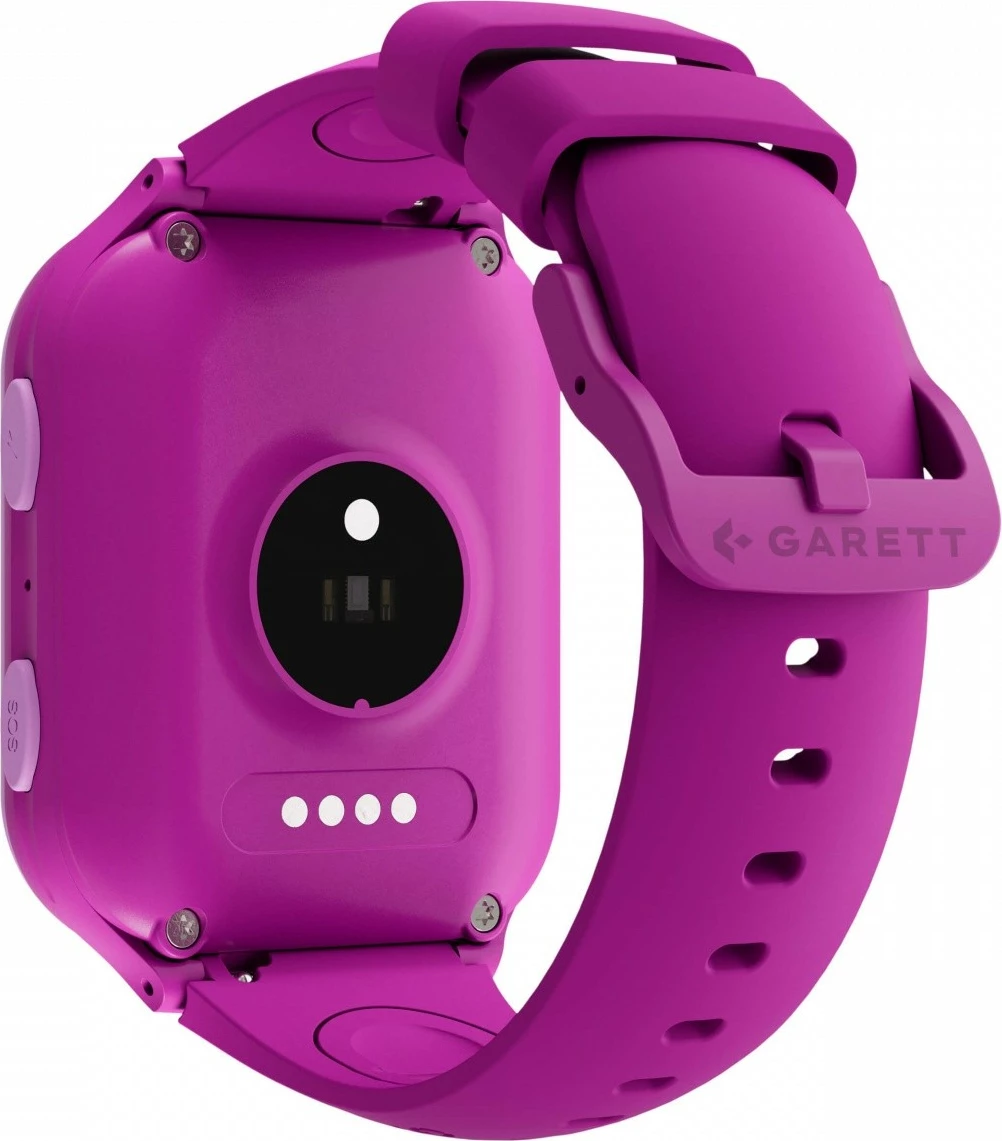 Smartwatch, Garett, Kids eSIM 4G, ekran 1.69" IPS Gorilla Glass, thirrje/video 4G LTE, IP67, bateri 650 mAh, rozë