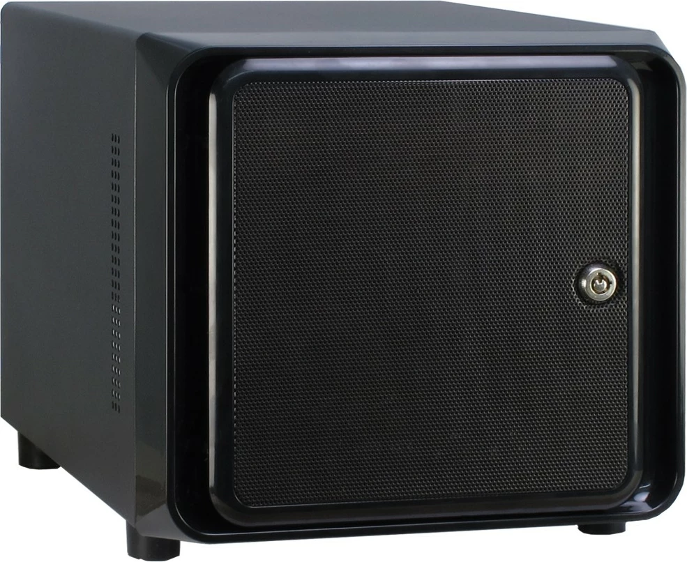 Kasë Inter-Tech IPC SC-4100 NAS, Mini-ITX, 4x 3.5"/2.5", rack 1U, e zezë