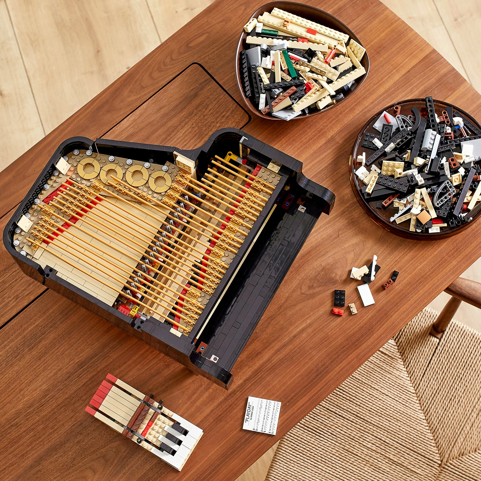 Set ndërtimi LEGO Ideas Grand Piano 21323, 3662 pjesë, Multikolor