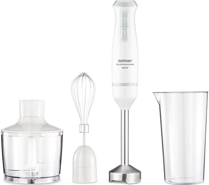 Blender dorë, Zelmer ZHB4562S Pulsar Deluxe Max, 800W, bardhë-gri