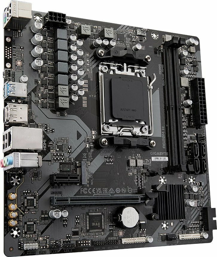 Pllakë amë Gigabyte A620M H Micro ATX DDR5