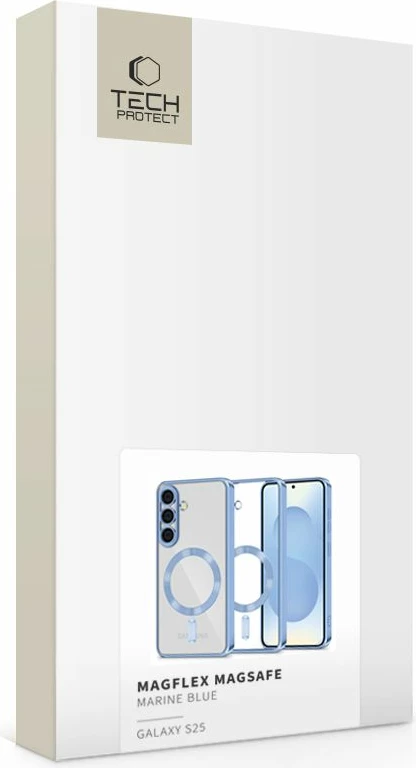 Mbështjellës Tech-Protect MagFlex për Samsung Galaxy S25, MagSafe, Blu