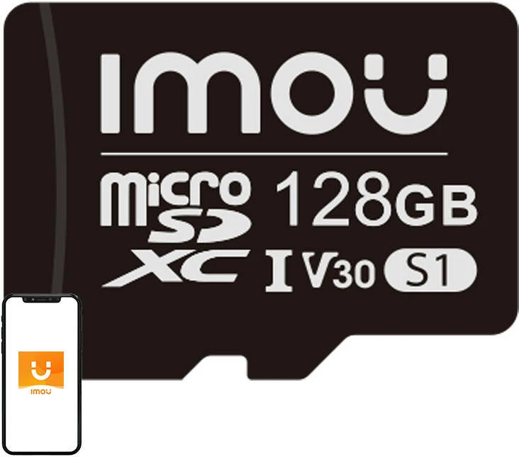 Kartelë memorie IMOU ST2-128-S1, microSD, 128GB, V30