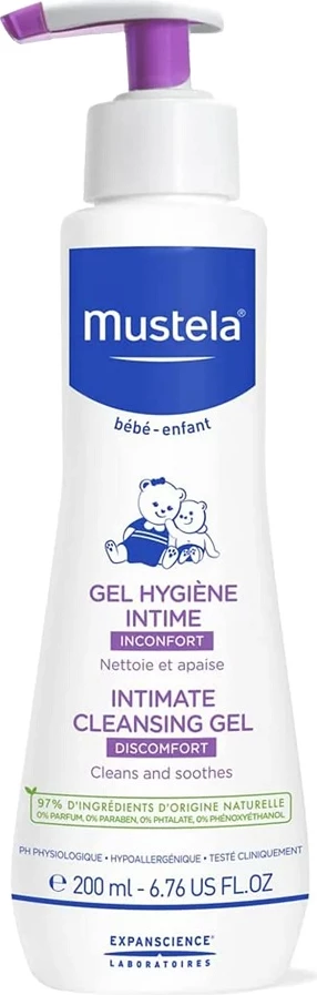 Xhel për higjienë intime për fëmijë Mustela 200ml