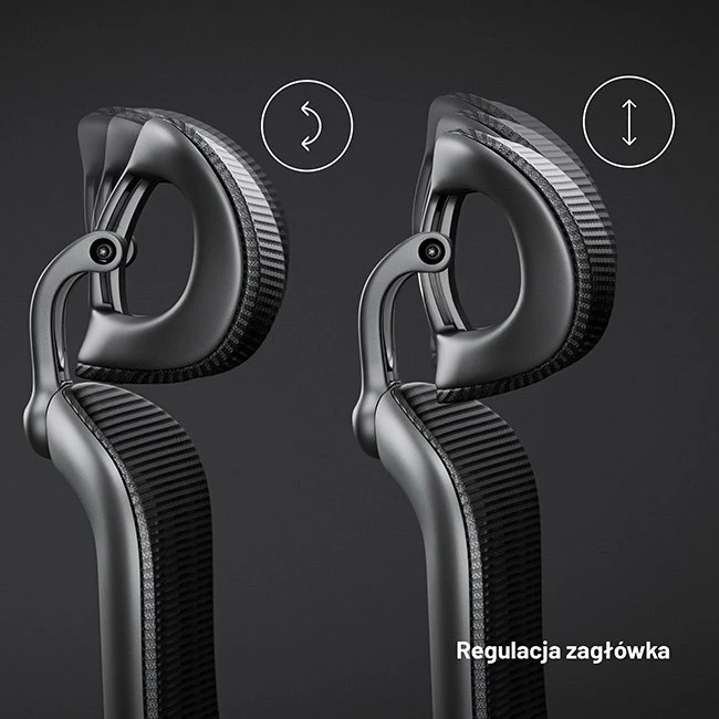 Karrige zyre ergonomike Diablo Chairs V-Light, mbështetje lumbare dinamike, 3D armrests, deri 110 kg, e zezë