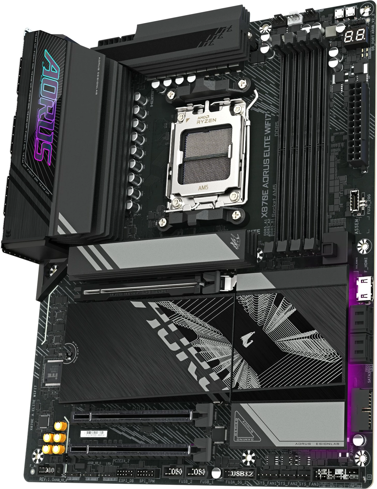 Pllakë amë Gigabyte X870E A ELITE WIFI7, Socket AM5, DDR5, Wi-Fi 7