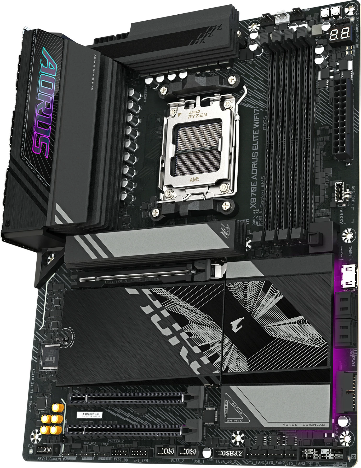 Pllakë amë Gigabyte X870E A ELITE WIFI7, Socket AM5, DDR5, Wi-Fi 7
