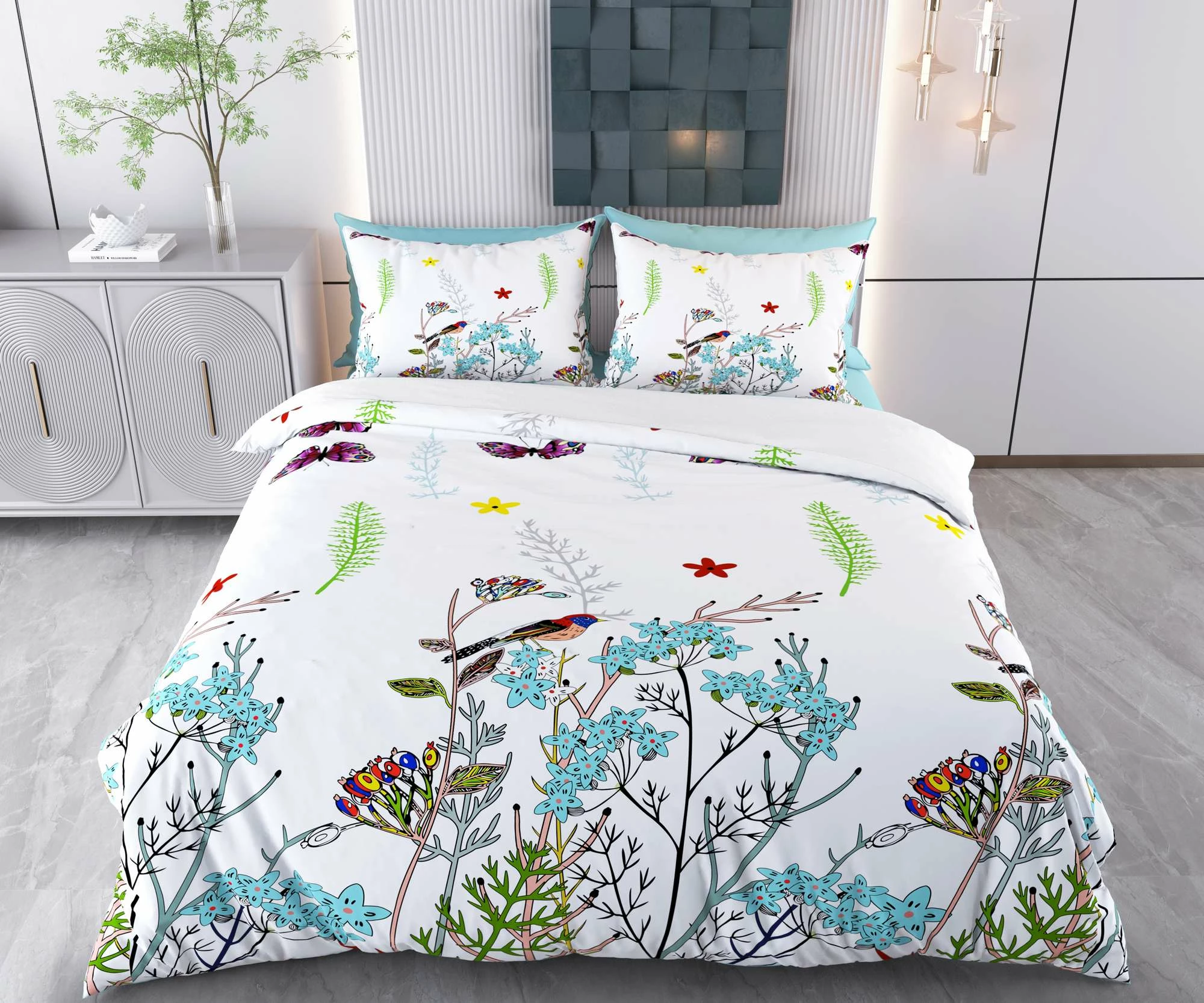 Set mbulesë jorgan për teke XXL, ngjyra të ndryshme, L'Essentiel Linge de Maison, Feronis