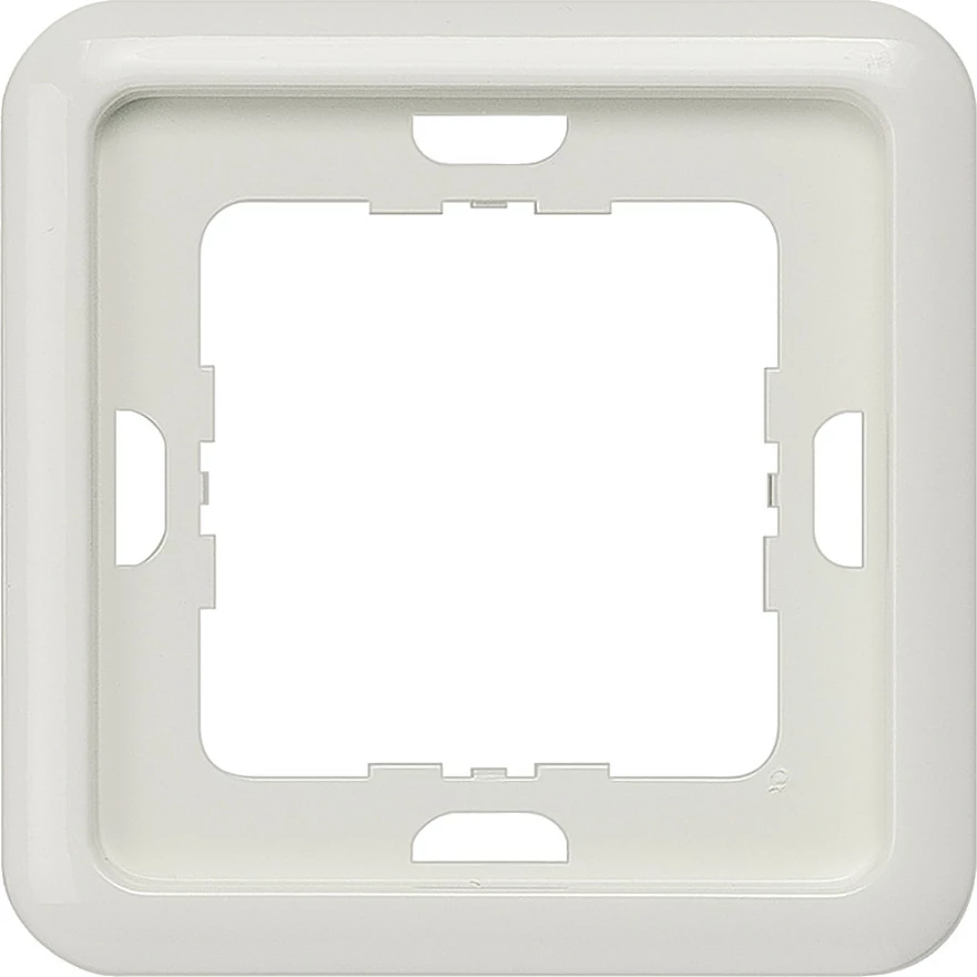 Kornizë 1-modulare Siemens DELTA profil 5TG1811, 80x80mm, titan e bardhë