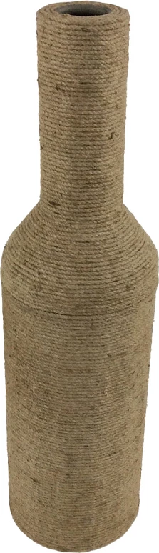 Vazo dekorative prej litarit, ngjyrë natyrale, 20x20x72cm