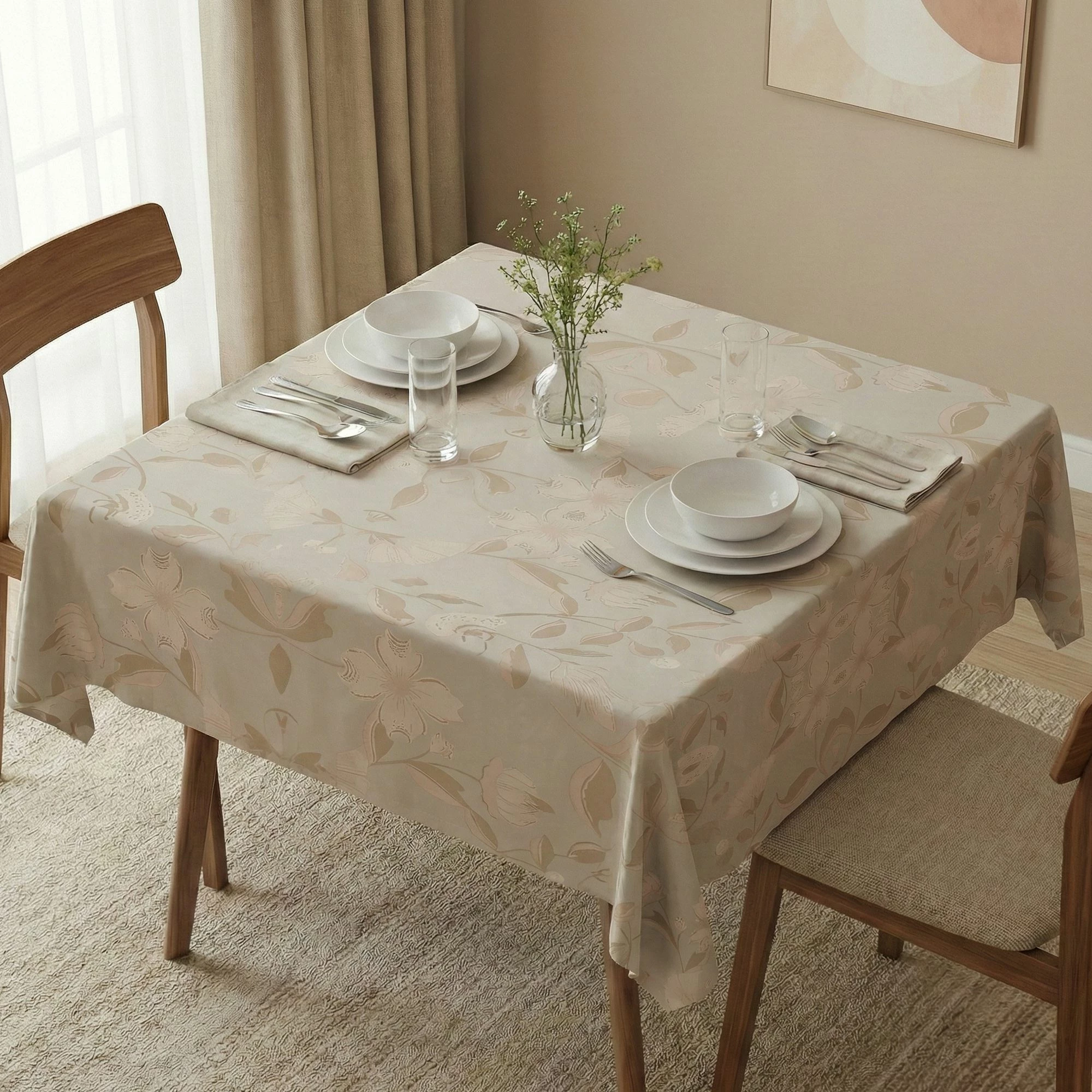 Mbulesë tavoline Hermia, Asr-tblclt25 -10, 140x140cm