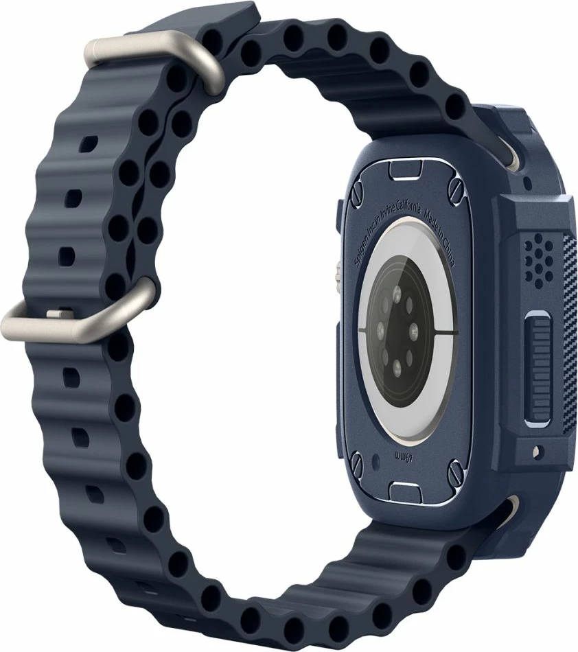 Mbështjellës Spigen Rugged Armor për Apple Watch Ultra 49mm, Navy Blue