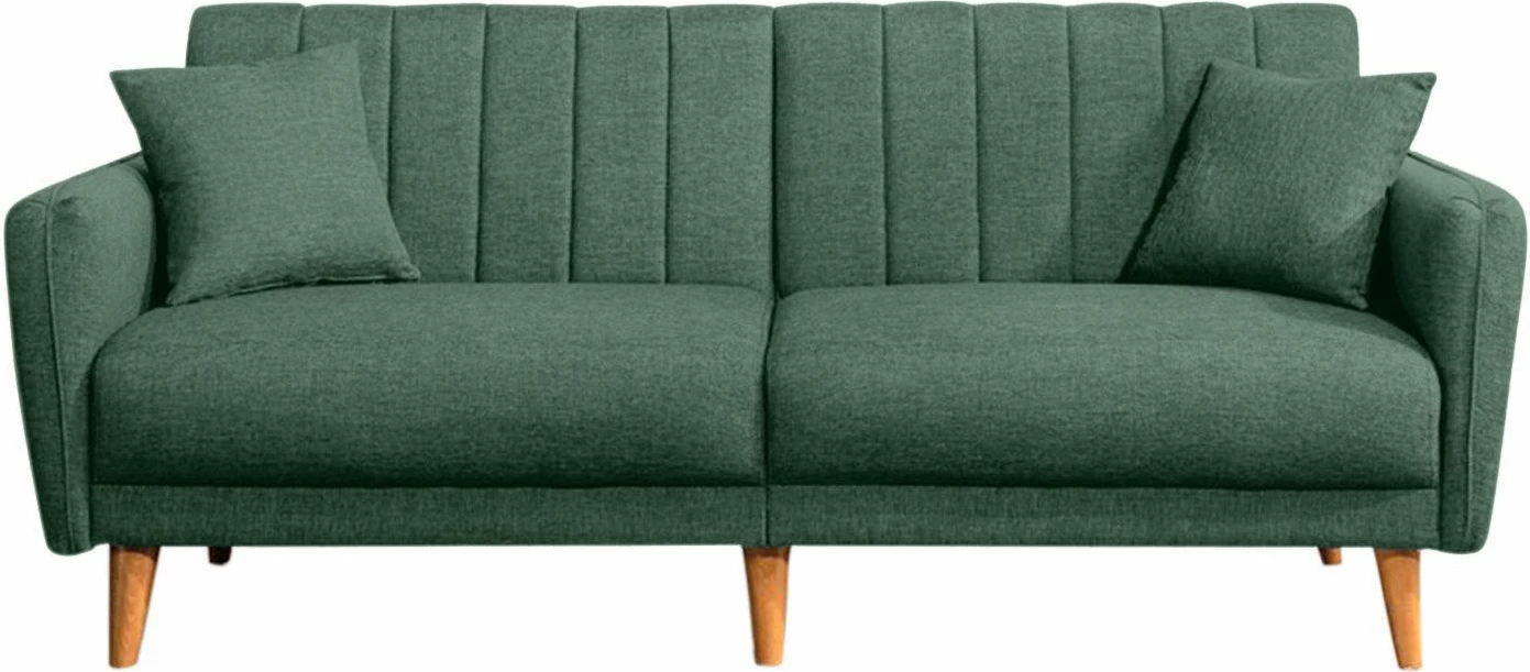 Divan-krevat treshe, Atelier del Sofa, ngjyrë e gjelbër