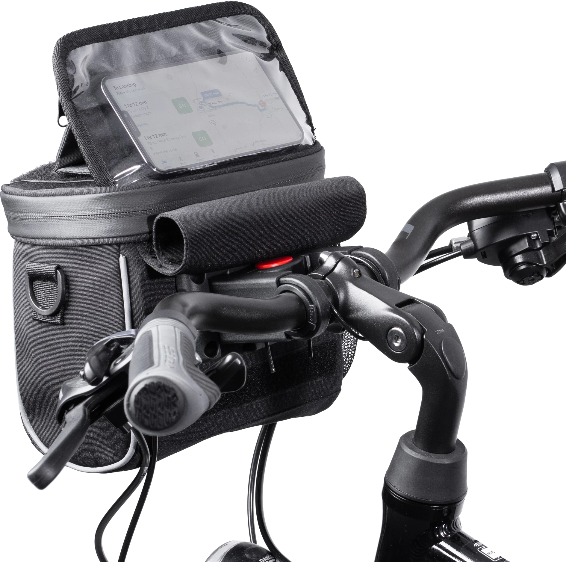 Çantë timoni/shpatulle për biçikletë Wozinsky WBHBB-01, 4L, e zezë