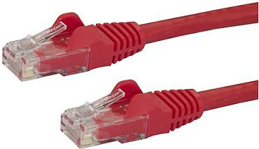 Kablë Ethernet StarTech N6PATC10MRD, Cat6, 10m, RJ45, Gigabit, PoE, e kuqe