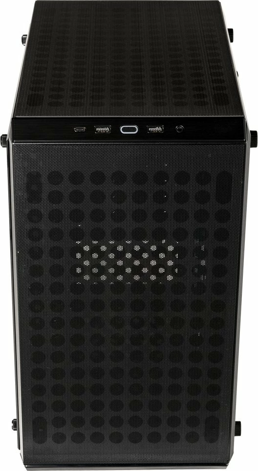 Kasë Cooler Master Q300L V2 Q300LV2-KGNN-S00 Micro Tower, Micro-ATX/Mini-ITX, USB-C, xham i kalitur, e zezë