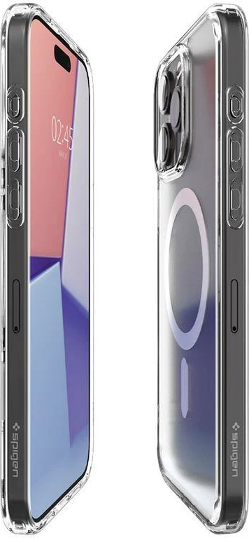 Mbështjellës Spigen Ultra Hybrid Mag për iPhone 15 Pro, MagSafe, frost clear
