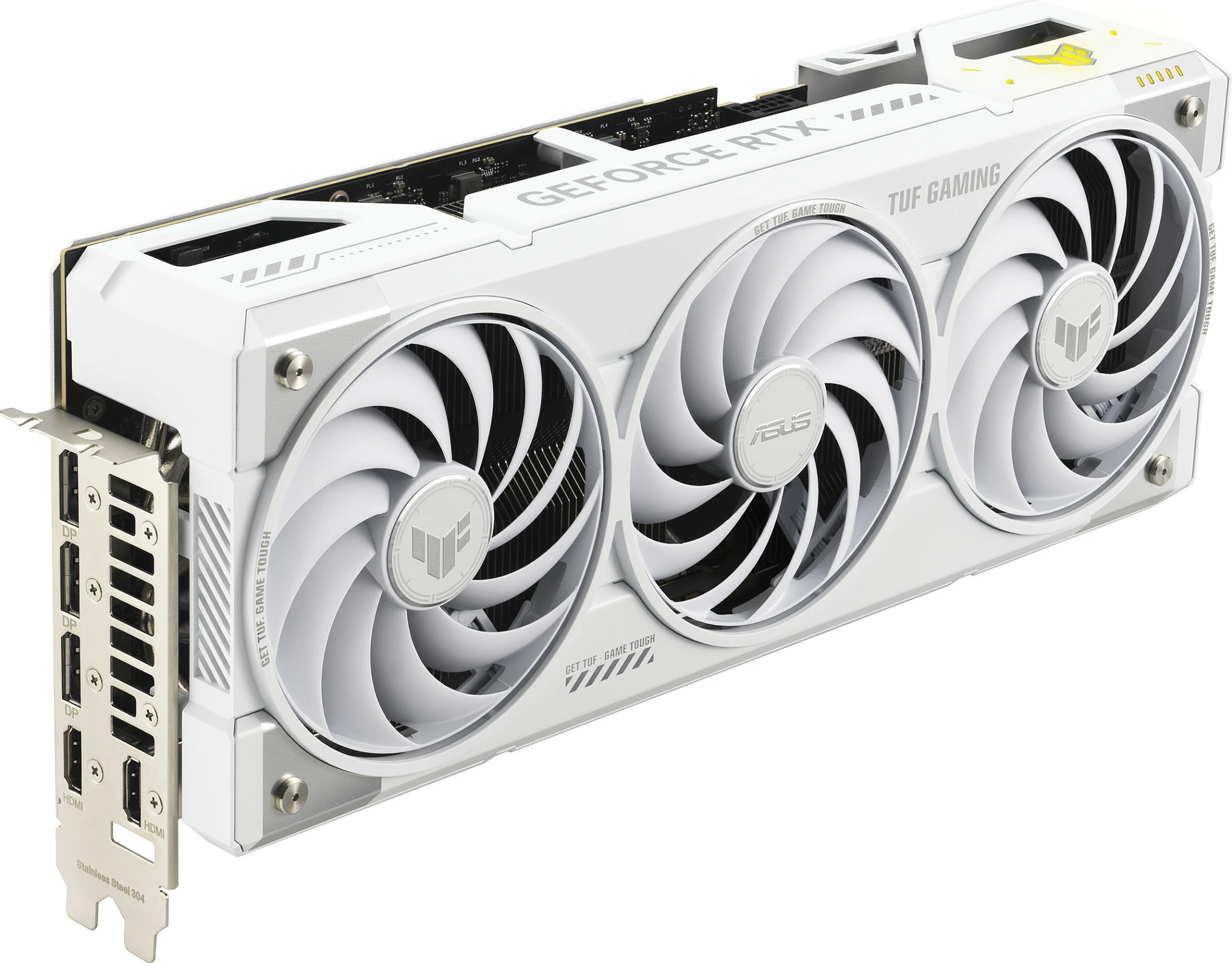 Kartë grafike ASUS TUF Gaming RTX 5070 Ti 16GB GDDR7 e bardhë