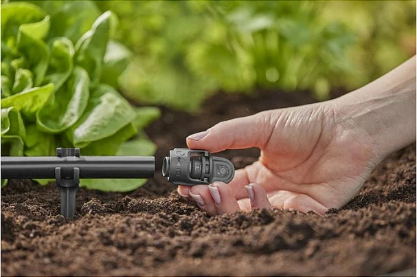 Tapë fundore tubi GARDENA Plug 13 mm, për ujitje me pika, 5 copë, e zezë