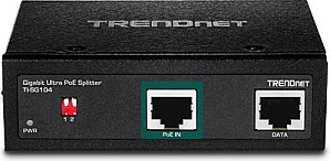 Splitter UPoE industrial TRENDnet TI-SG104, Gigabit, 2x RJ-45, 12-48V, i zi