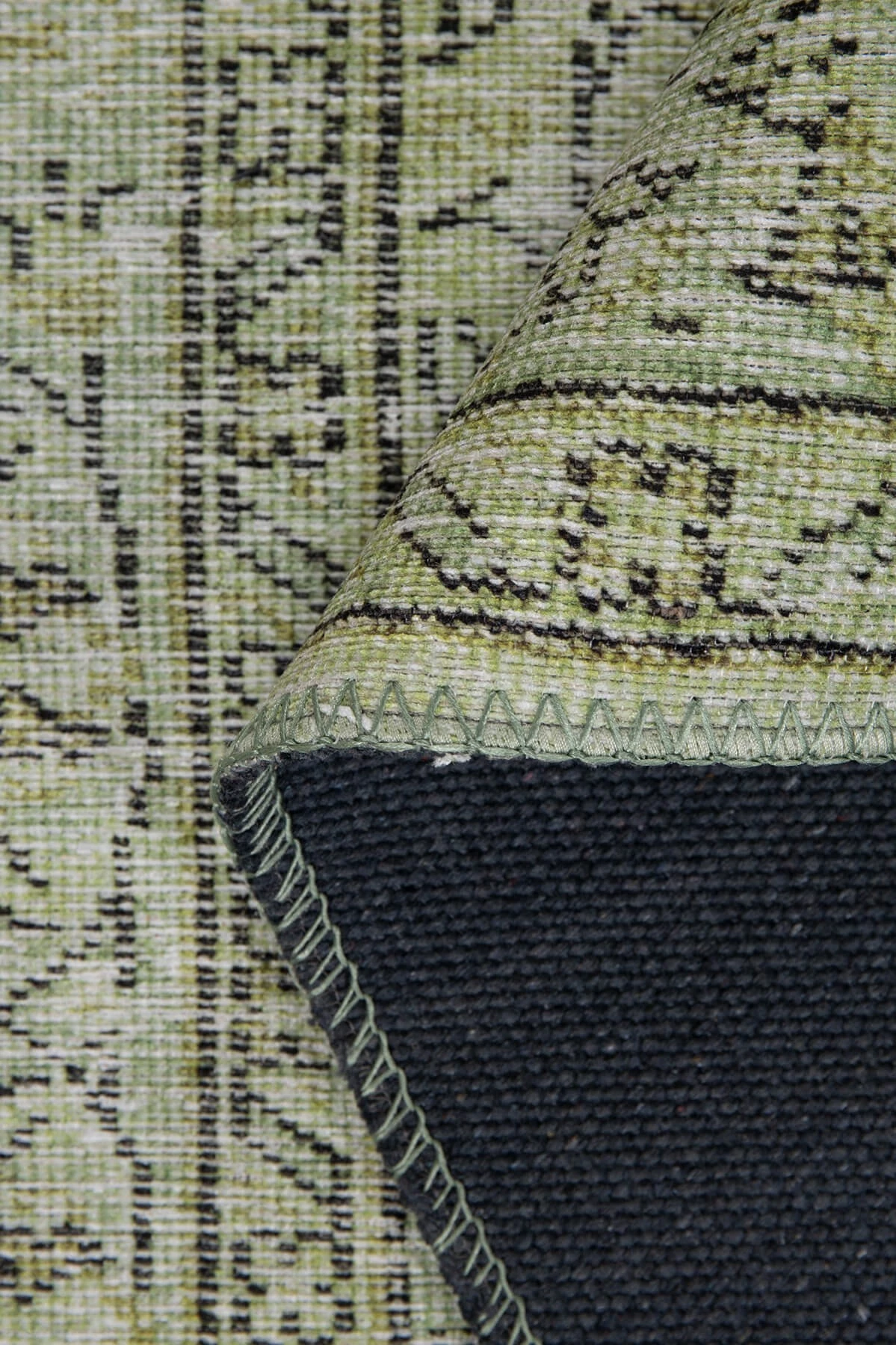 Qilim Conceptum Hypnose, Folk Chenille, jeshil, 210x310cm