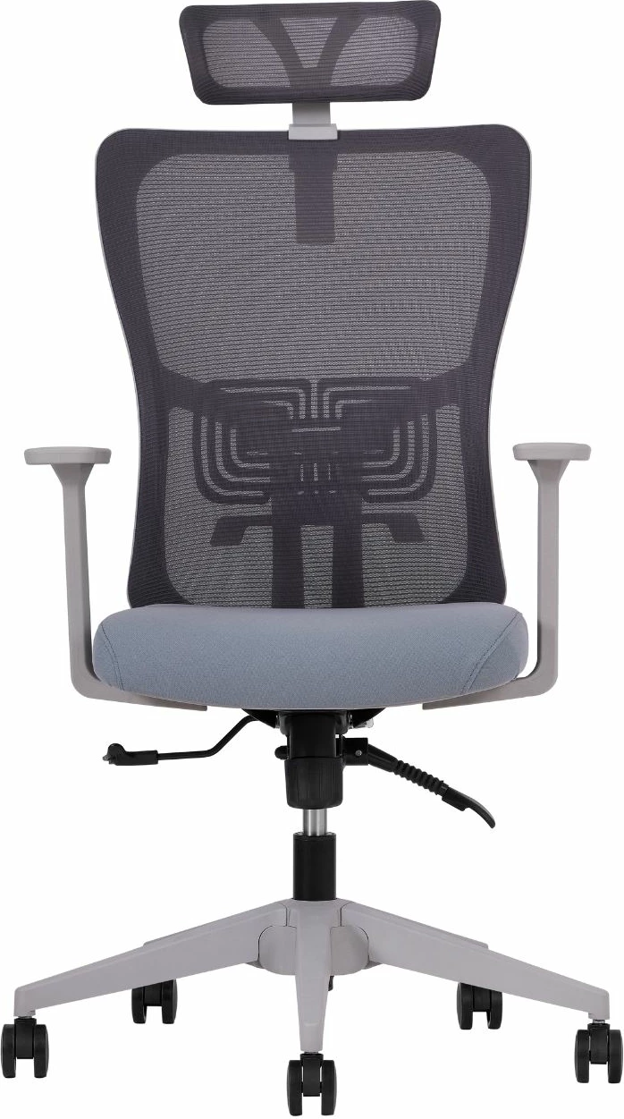 Karrige zyre ergonomike, ngjyrë gri, Skye Decor, 126 cm