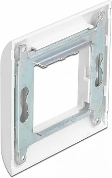 Mbajtës moduli DeLOCK Easy 45 me kornizë 80 x 80 mm, pa vida, ABS, e bardhë