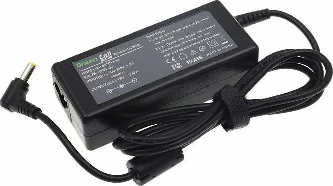 Adapter rryme për laptop Green Cell AD01P 65 W 19 V 3.4 A (5.5 x 1.7 mm) për Acer