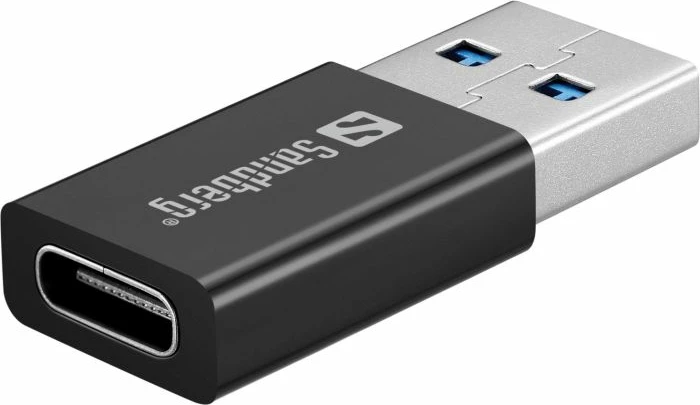 DVD drive i jashtëm Sandberg 136-62, USB-C/A, me adapter USB-A në USB-C, i zi