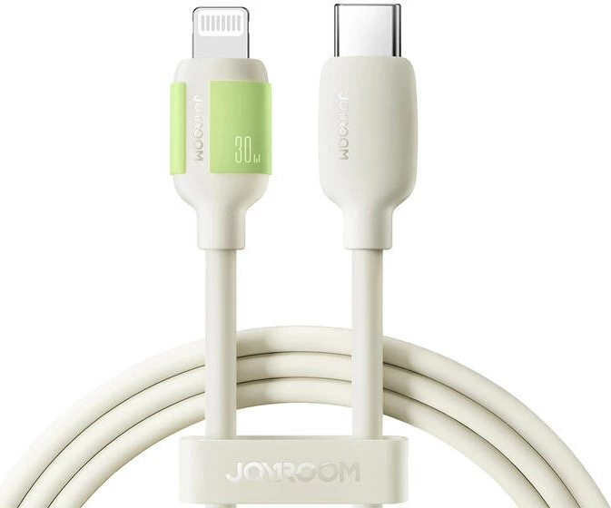 Kabëll karikimi USB-C në Lightning Joyroom S-A53, 2m, 30W, Bezhe