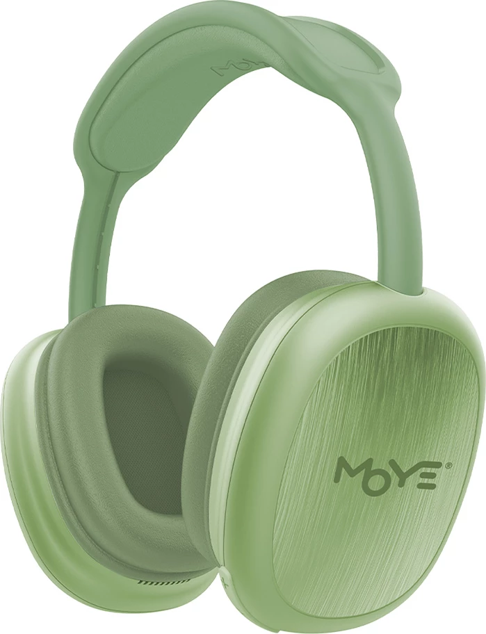 Kufje wireless Moye Stellar BT, Bluetooth 5.3, me mikrofon, bateri 300 mAh, deri 36 orë, të gjelbra