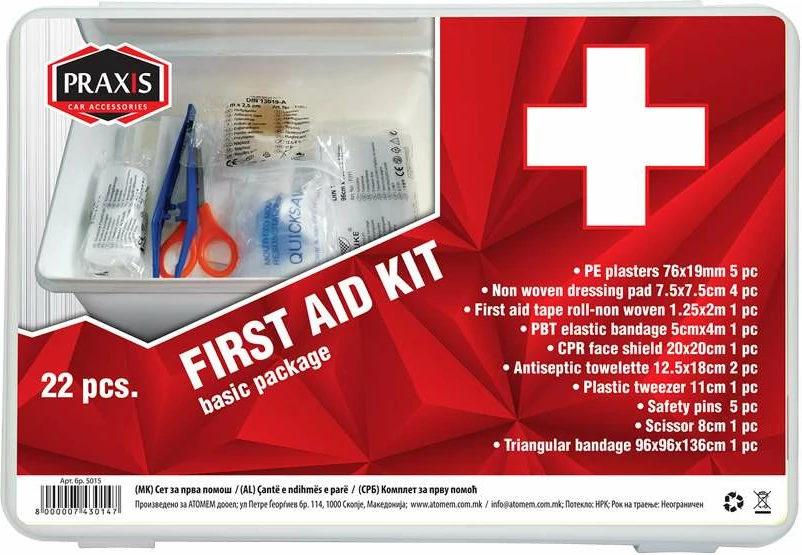 Kutia e ndihmës së parë Praxis