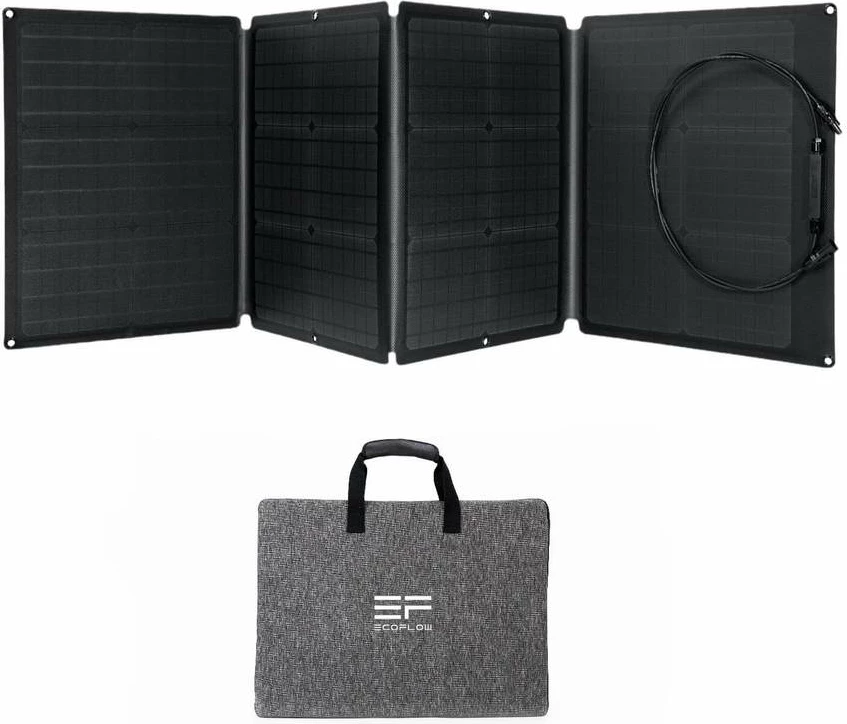 EcoFlow panel solar 110W me fuqi maksimale dalëse prej 110V