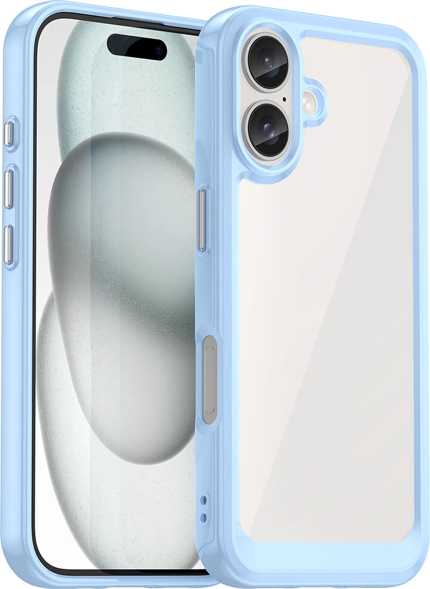 Mbështjellës Hurtel Outer Space Case për iPhone 16 Plus, kaltër