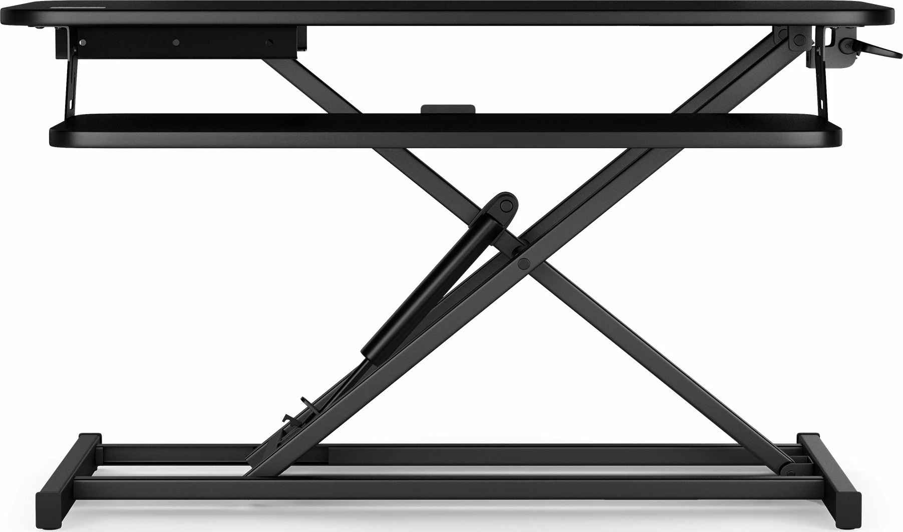 Konvertues tavoline zyre SENSE7 Office Converter 81 x 40 cm, rregullim lartësie 12.5-49 cm, i zi