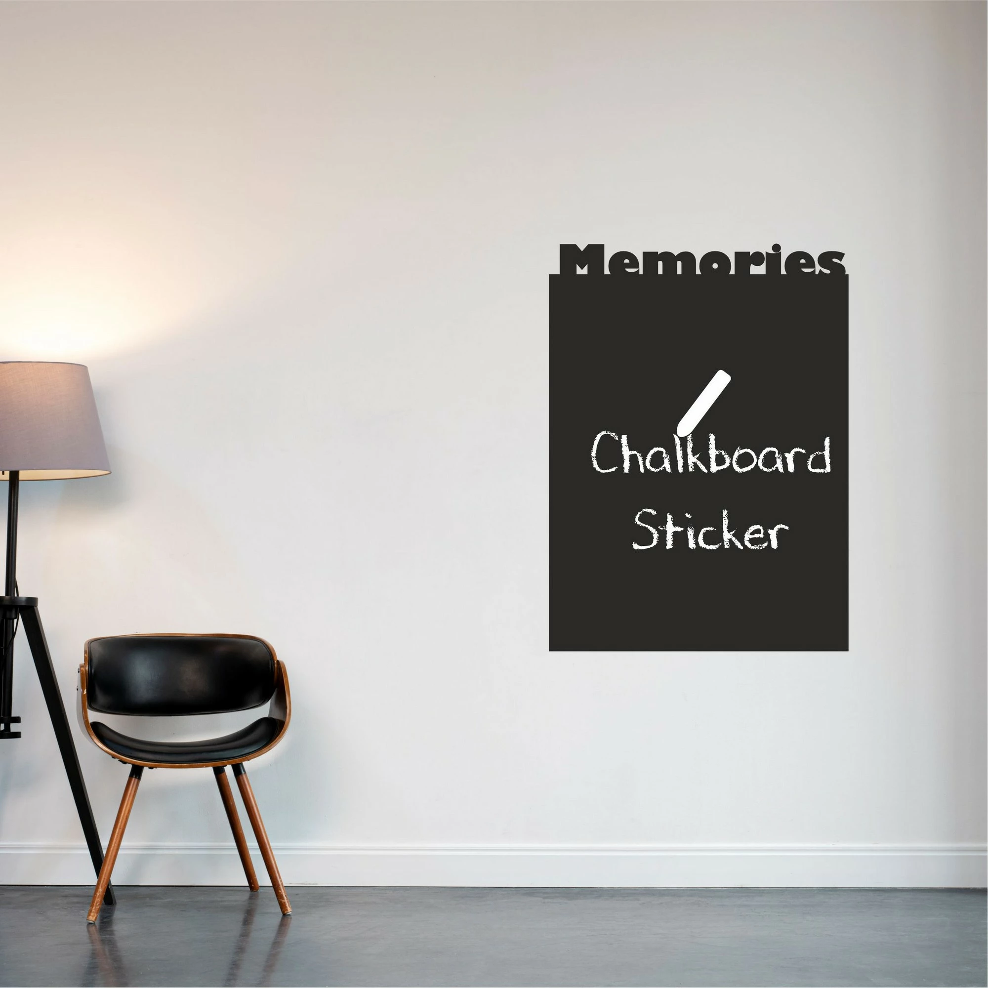 Sticker dekorativ për mur, ngjyrë e zezë, MY-00110, 50x70cm