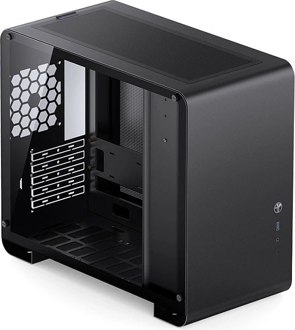 Kasë Jonsbo U4 Mini, Micro-ATX, Tempered Glass, e zezë