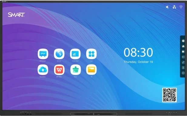 Ekran interaktiv SMART Technologies GX165-V3, 65 inç, 4K Ultra HD, Android, Touchscreen