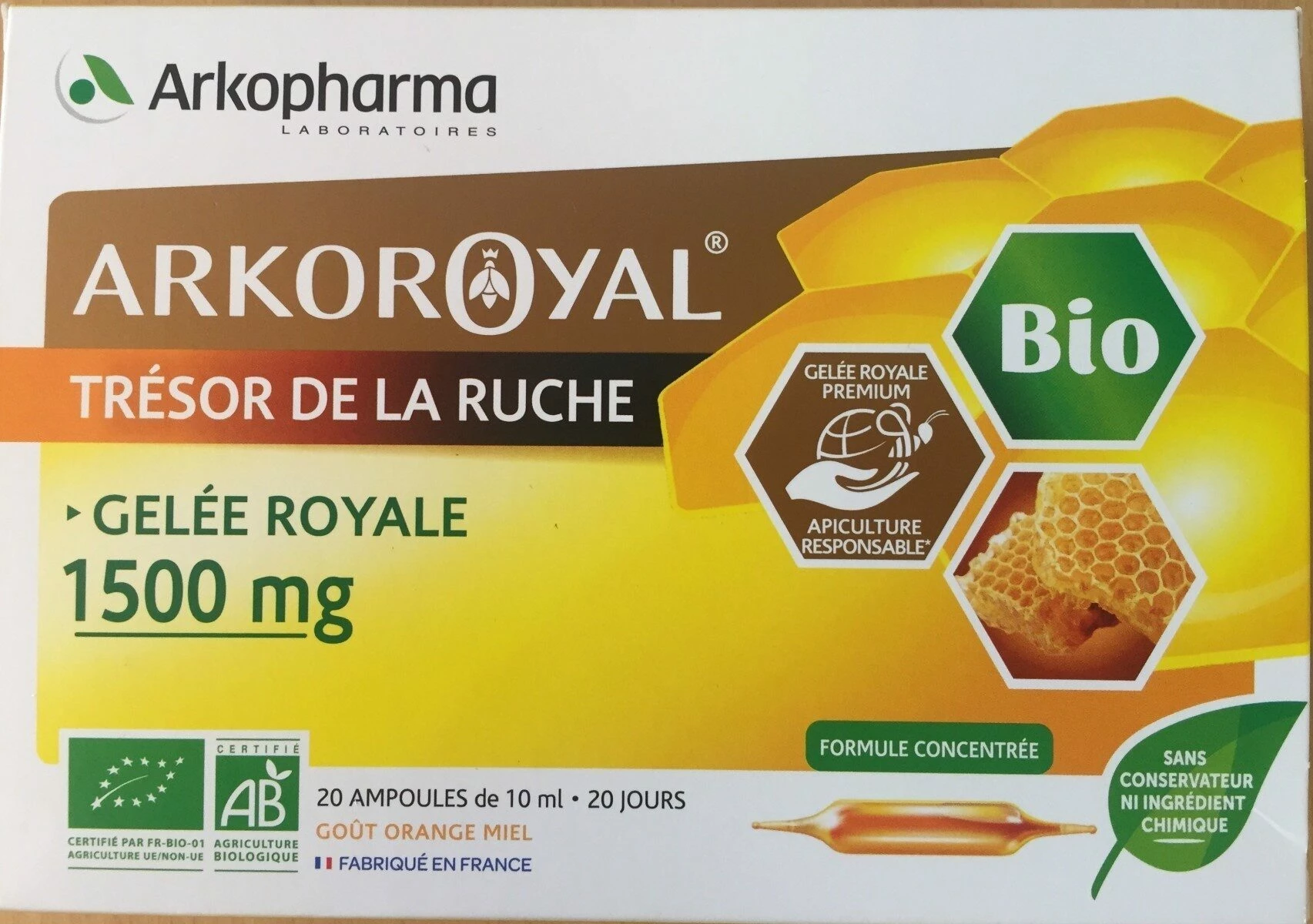 Qumësht blete bio ARKOROYAL, 1500 mg