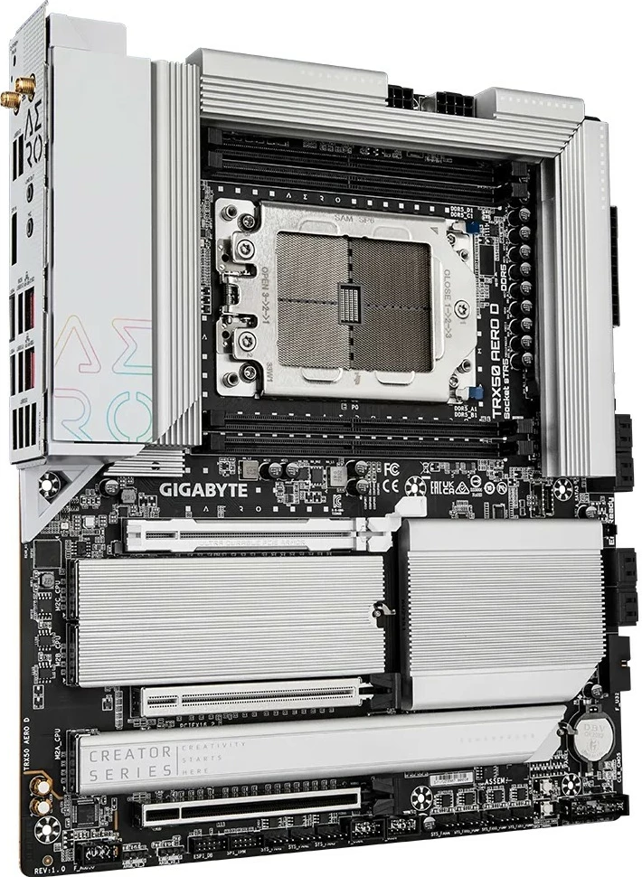 Pllakë amë Gigabyte TRX50 AERO D, AMD Ryzen PRO 7000, DDR5, Wi-Fi 7, sTR5