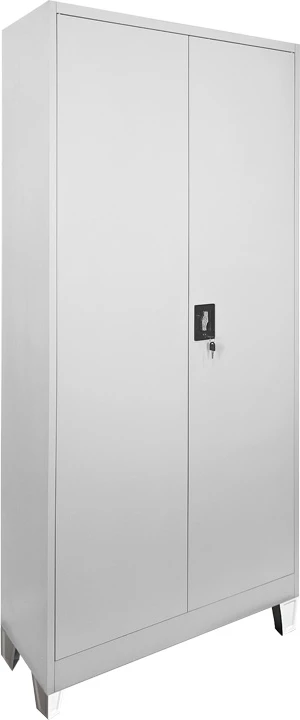 Dollap metalik Ugren, ngjyrë gri e çelët, 90x40x190cm