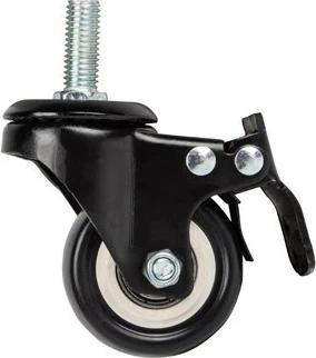 Set rrota Lanberg AK-1601-B për kabinete muri 19", e zezë, 4 copë